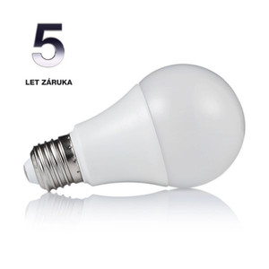 LED žárovka 12W, E27, 230VAC, 1055lm - záruka 5 let