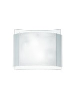 Hranatá - FAN I-RIGHE/PL40 Stropní svítidlo Righe bílé, 3xE27, 38 x 7,5 x 35 cm - FANEUROPE